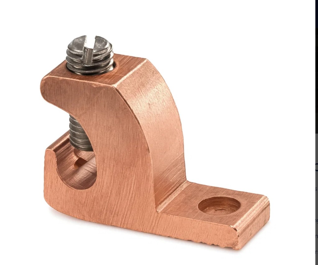 Copper terminal lug