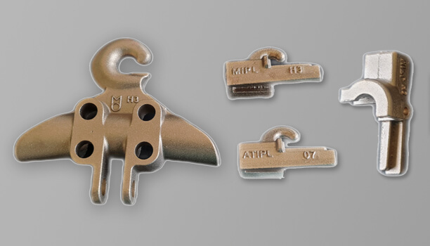 Custom casting hook connectors