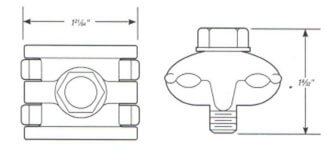 Jumper cable clamp drawing