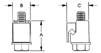 Bronze vise connector type 1 diagram